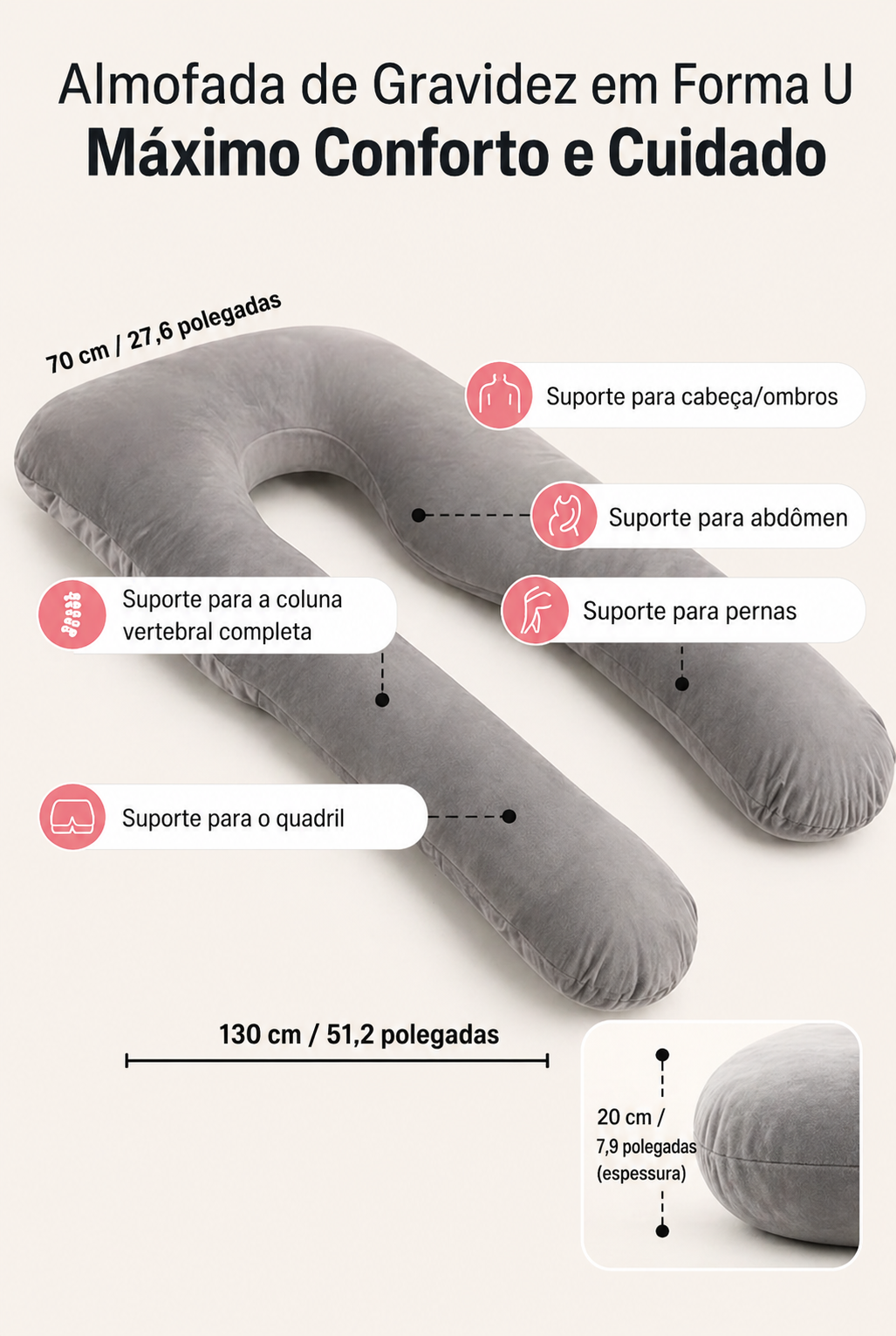 Almofada de maternidade